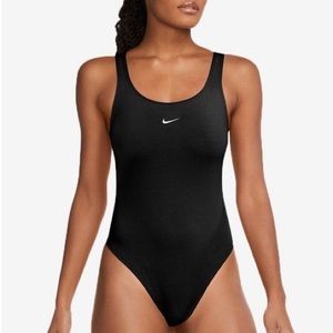 NIKE essential black bodysuit tank XS